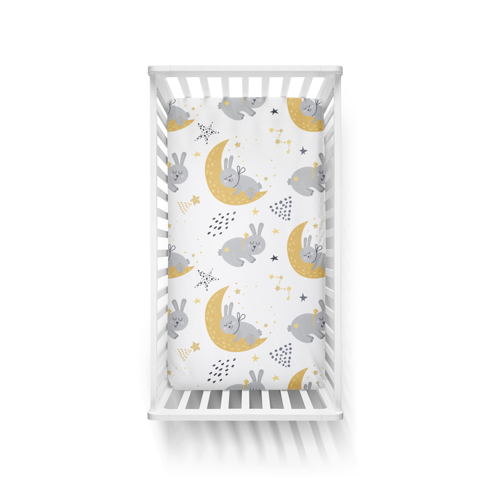 To The Moon And Back Bed Sheet
