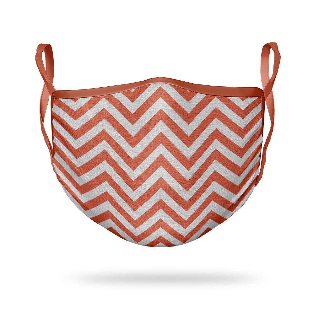 Chevron Face Mask is made from non-toxic material, soft and breathable fabric. You can use it to cover your face when doing outdoor activities.