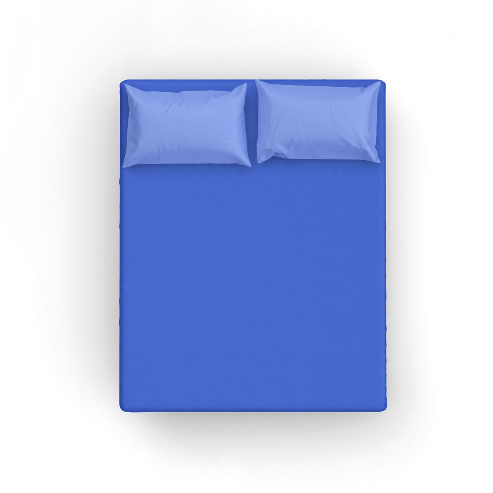 Blue Dyed Bed Sheet
