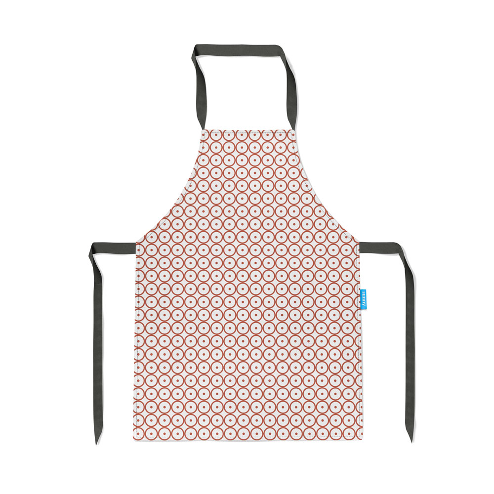 Red Dot Circle Apron